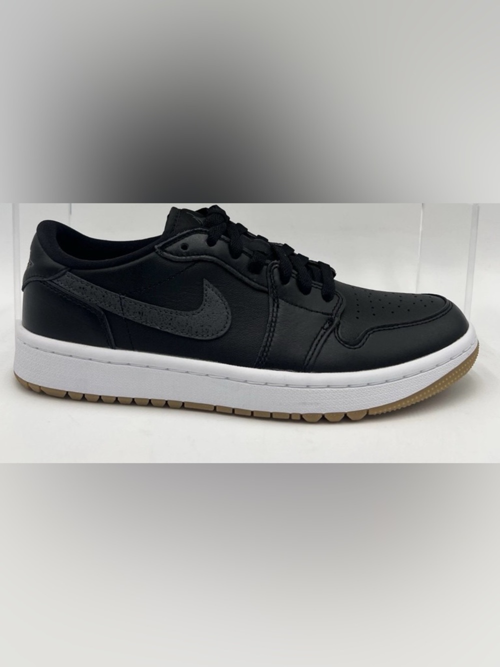 New Nike Air Jordan 1 Low G Golf Black Anthracite Gum Med DD9315-005 Size 8